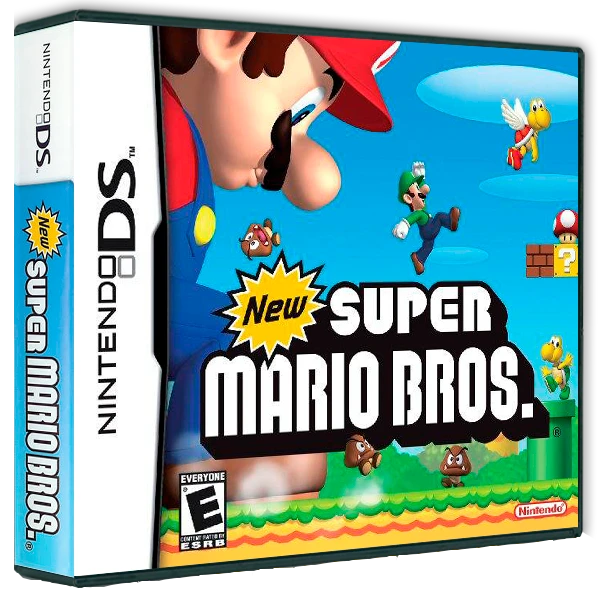 New Super Mario Bros box art