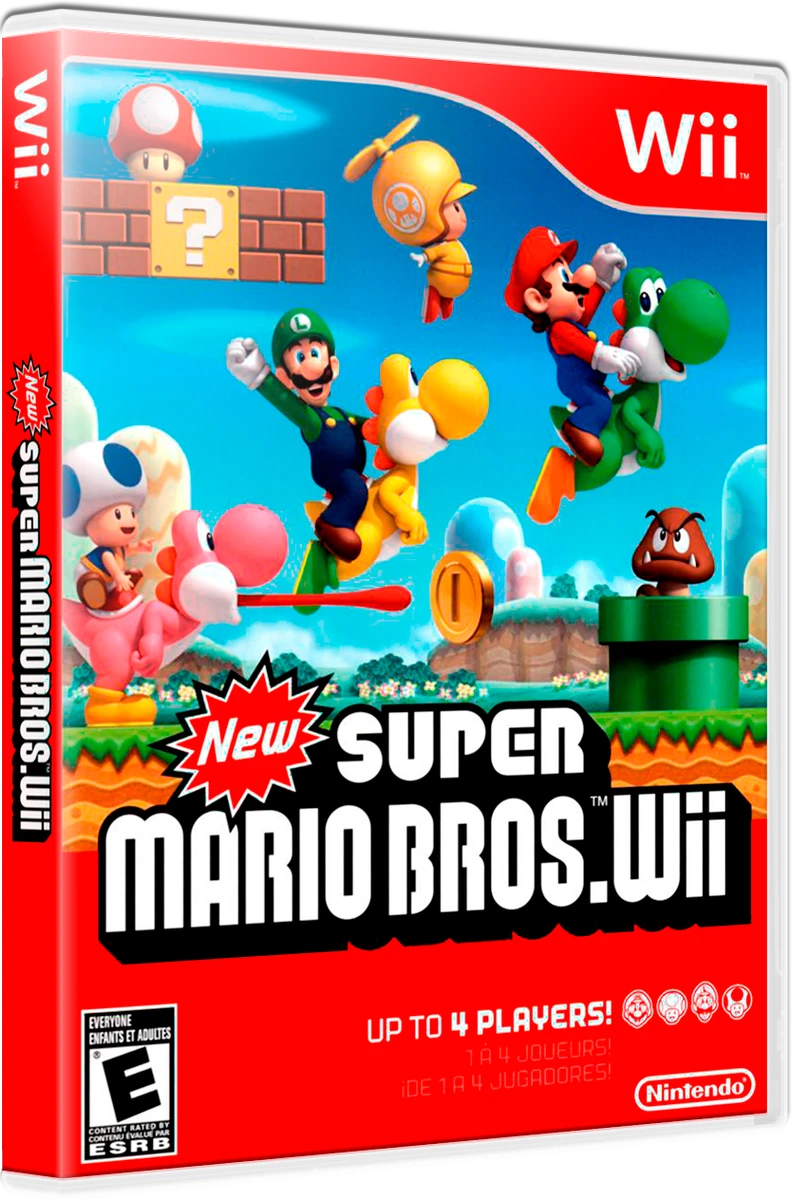 New Super Mario Bros. Wii box art