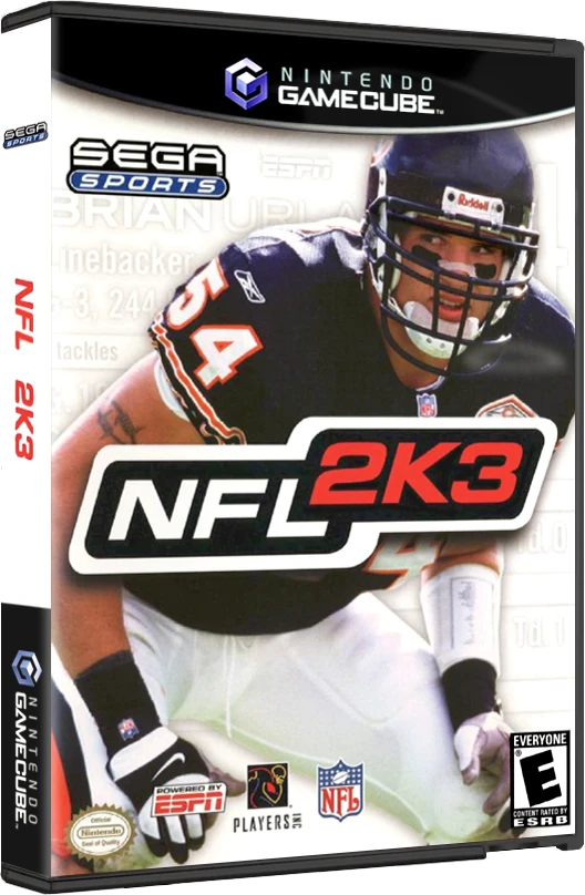 NFL 2K3 box art