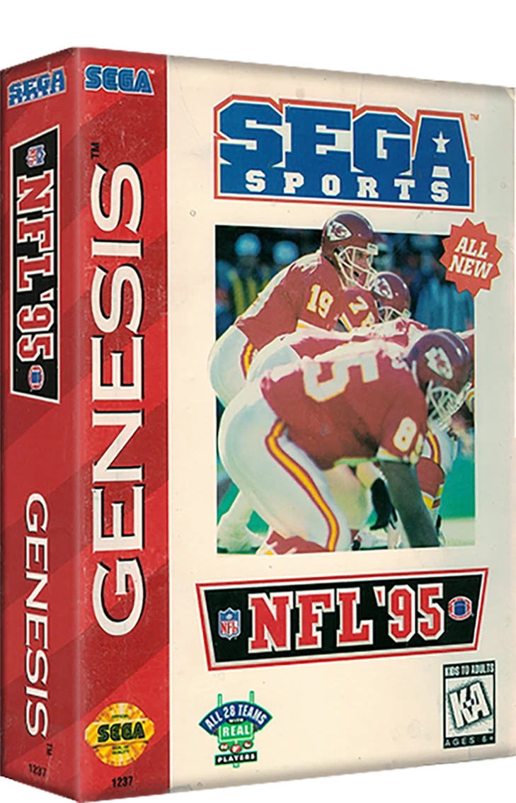 NFL '95 box art