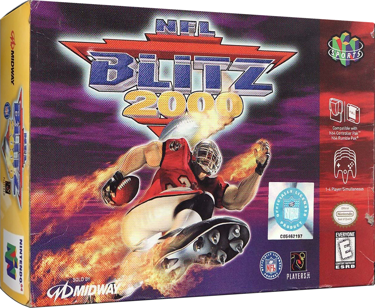 NFL Blitz 2000 box art