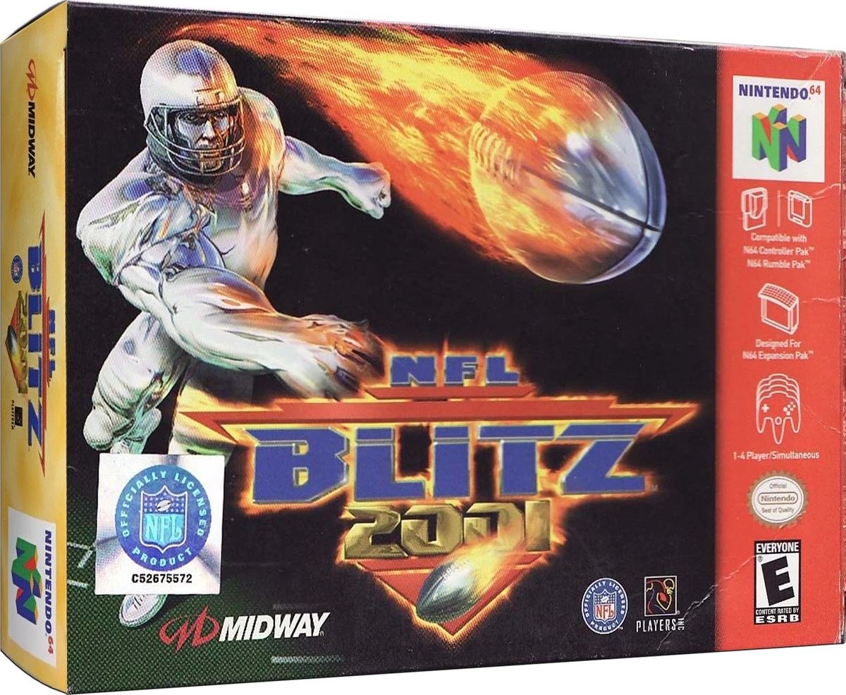 NFL Blitz 2001 box art