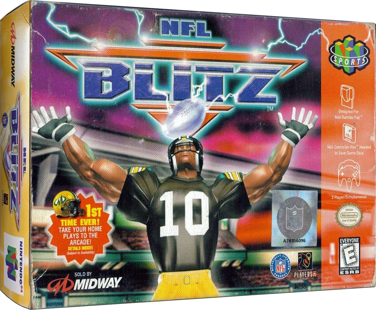 NFL Blitz box art