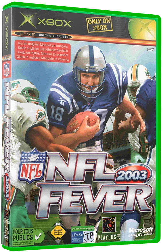 NFL Fever 2003 box art