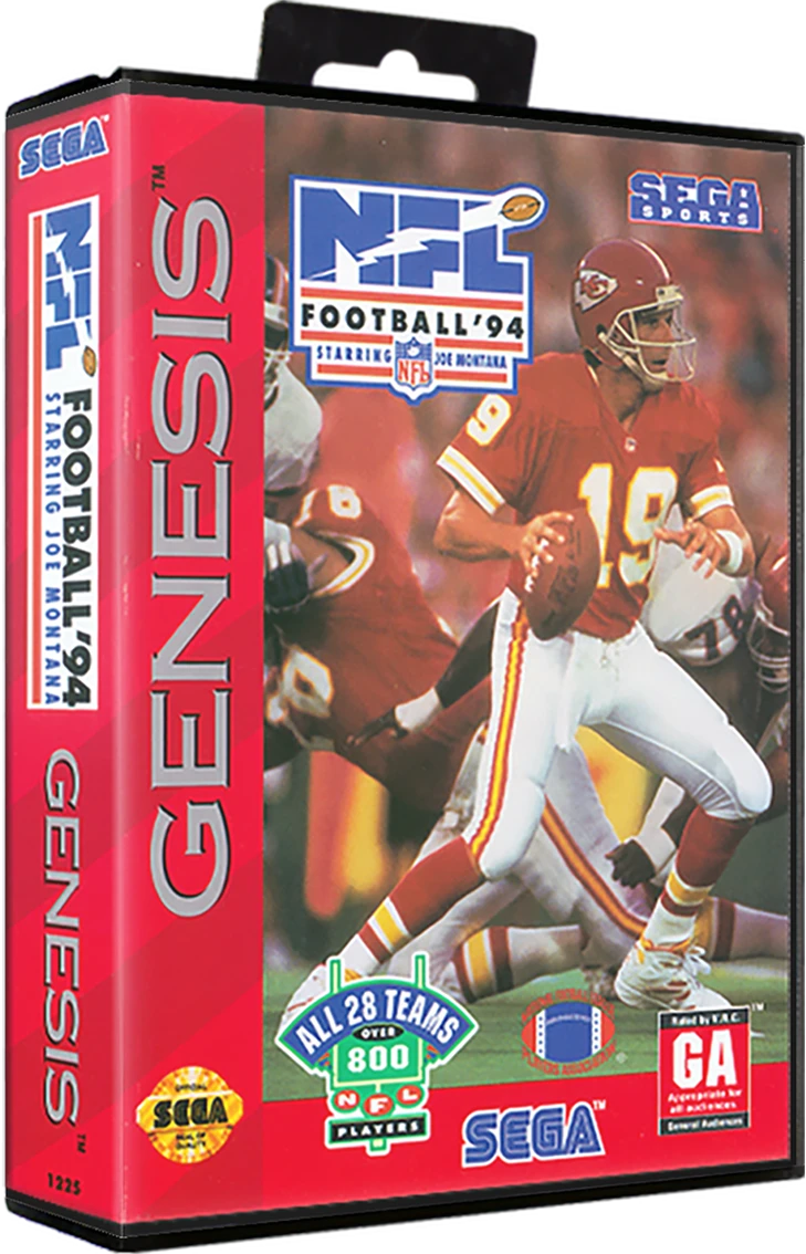 NFL Football '94 Starring Joe Montana box art