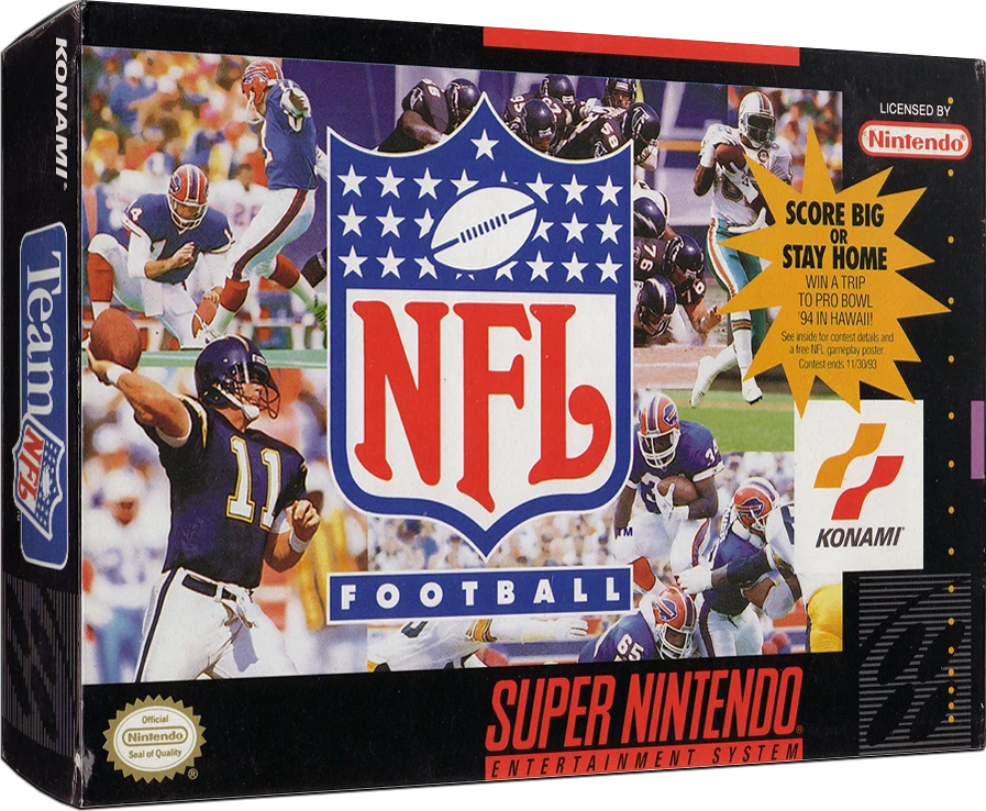 NFL Football box art