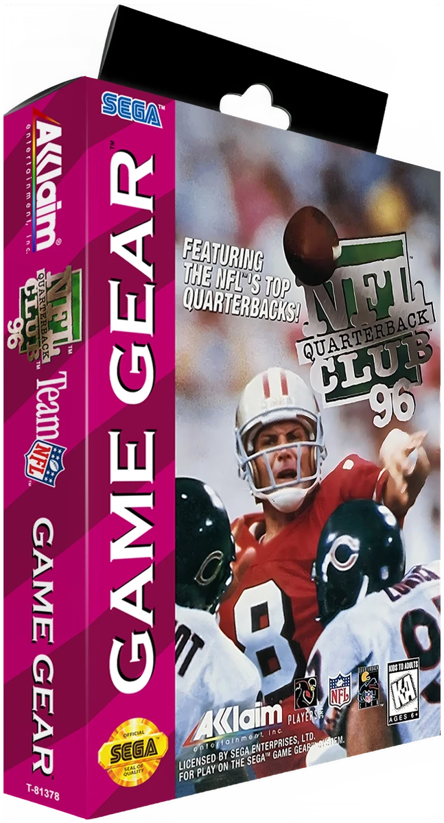 NFL Quarterback Club 96 box art