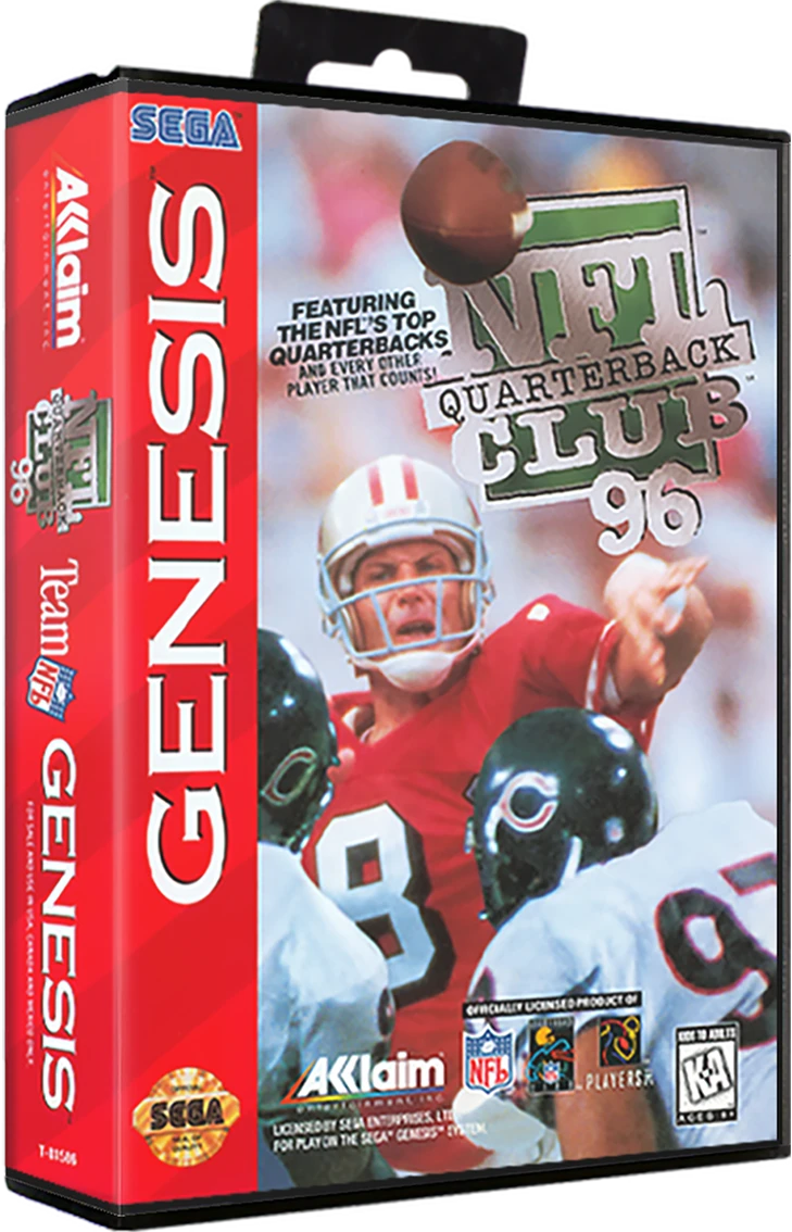 NFL Quarterback Club 96 box art