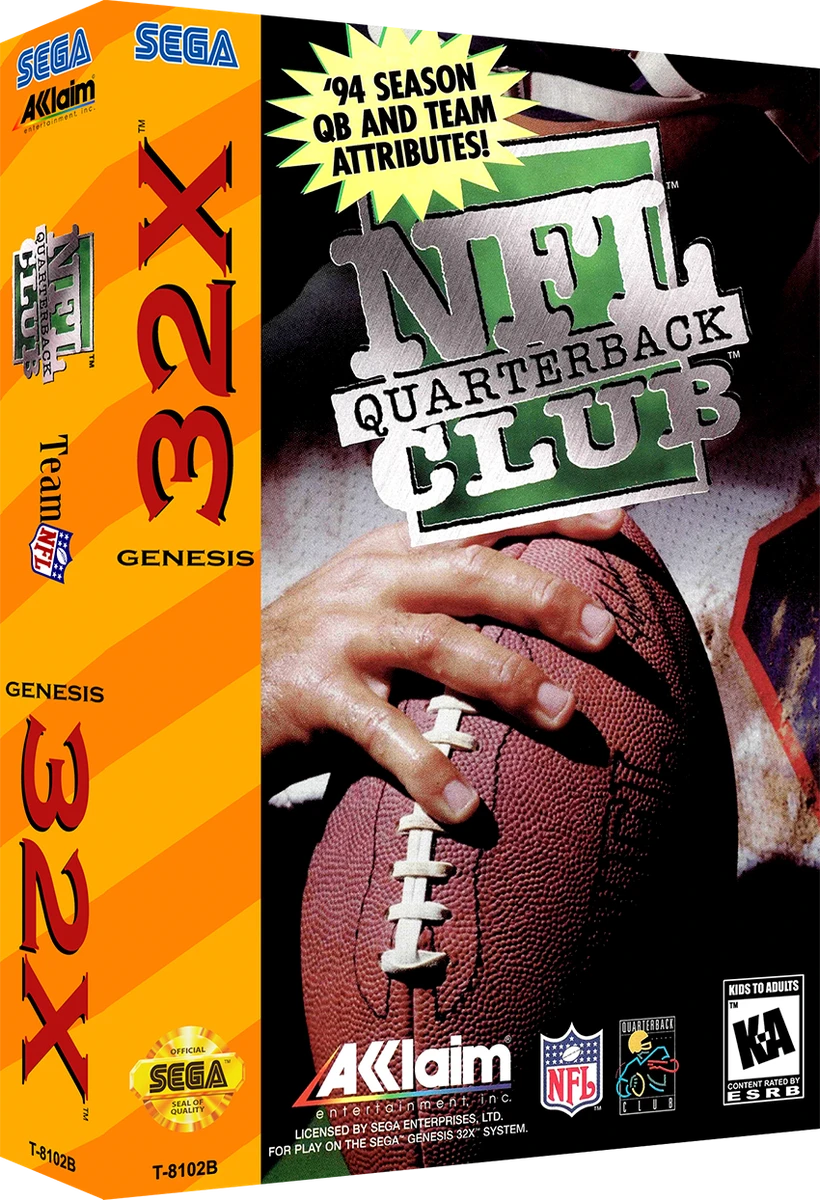 NFL Quarterback Club box art