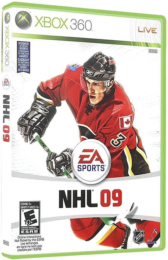 NHL 09 box art