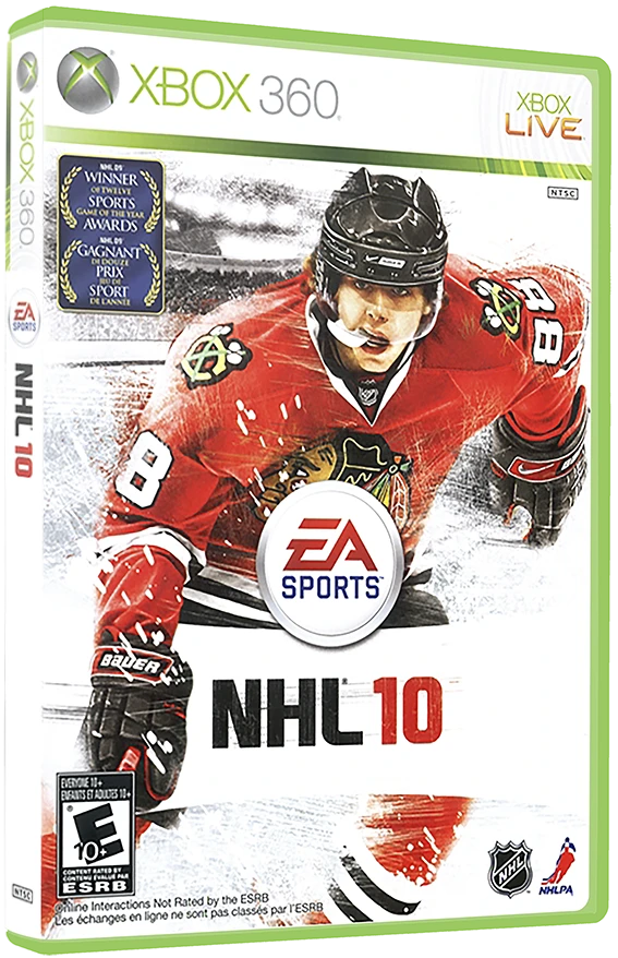 NHL 10 box art