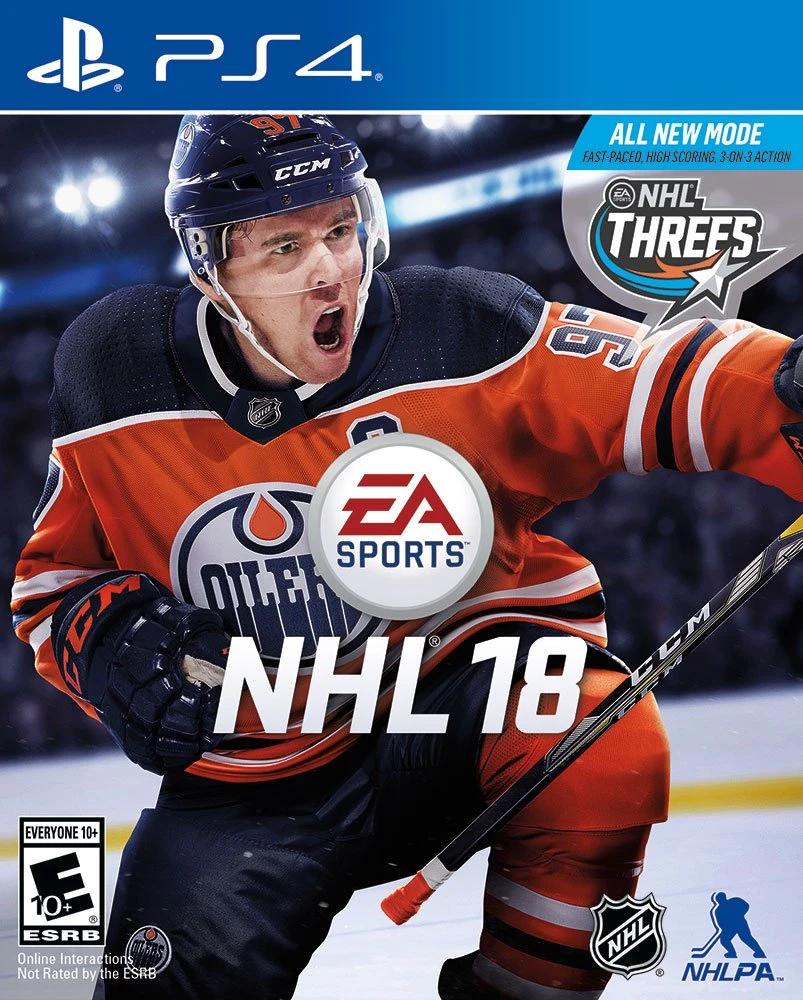NHL 18 box art