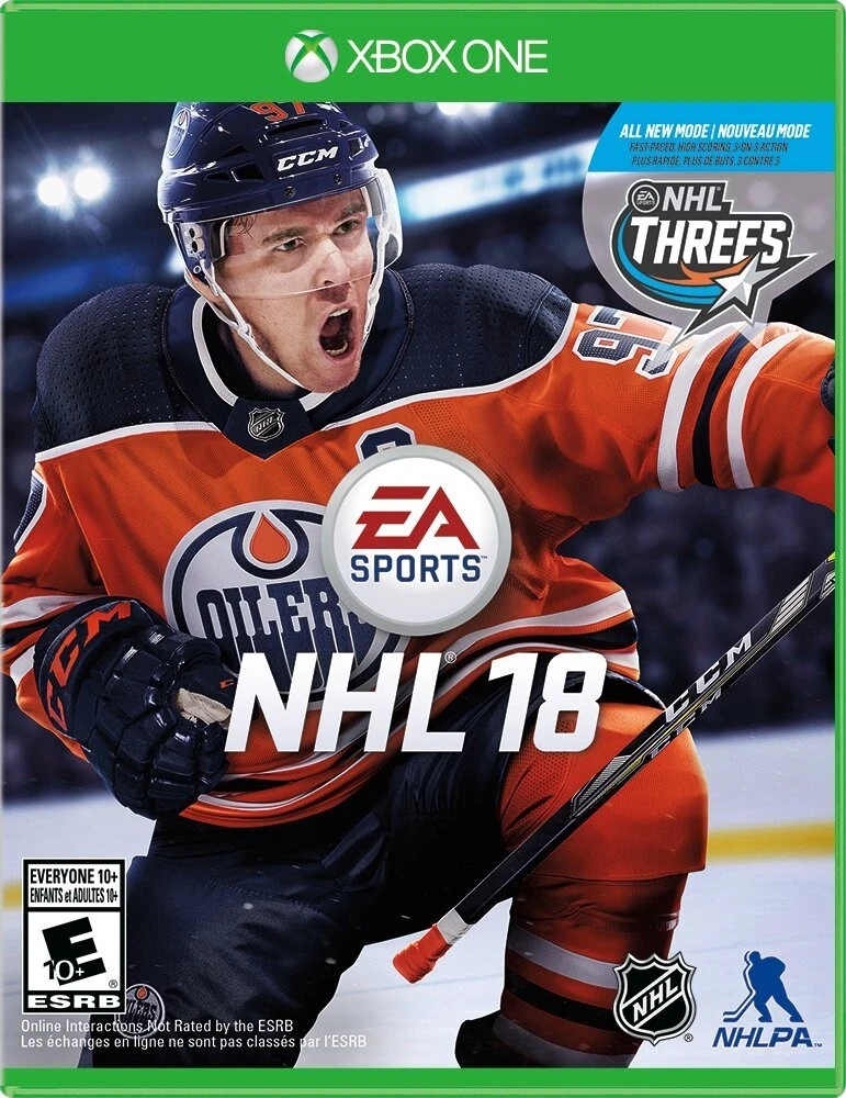 NHL 18 box art