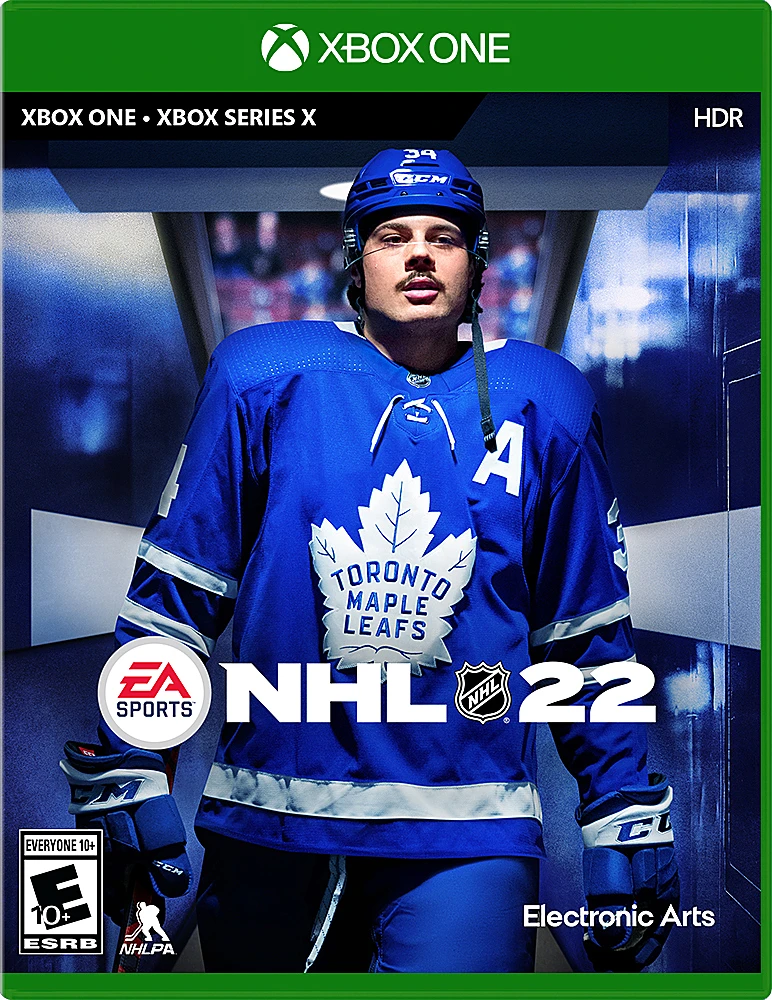NHL 22 box art