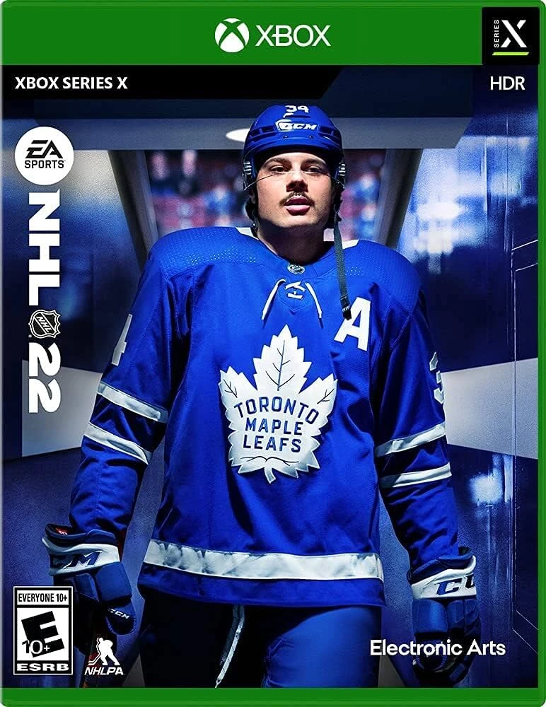 NHL 22 box art