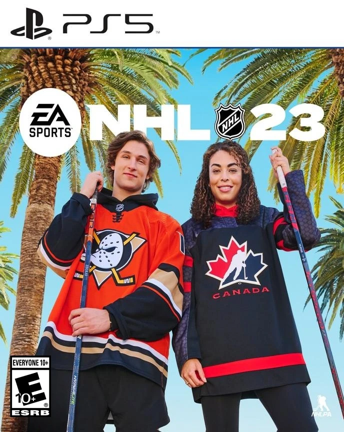NHL 23 box art