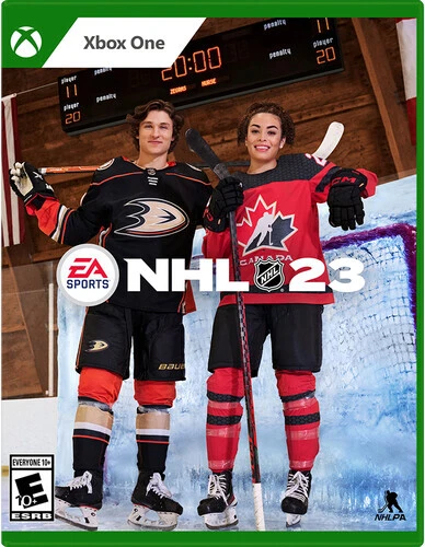 NHL 23 box art