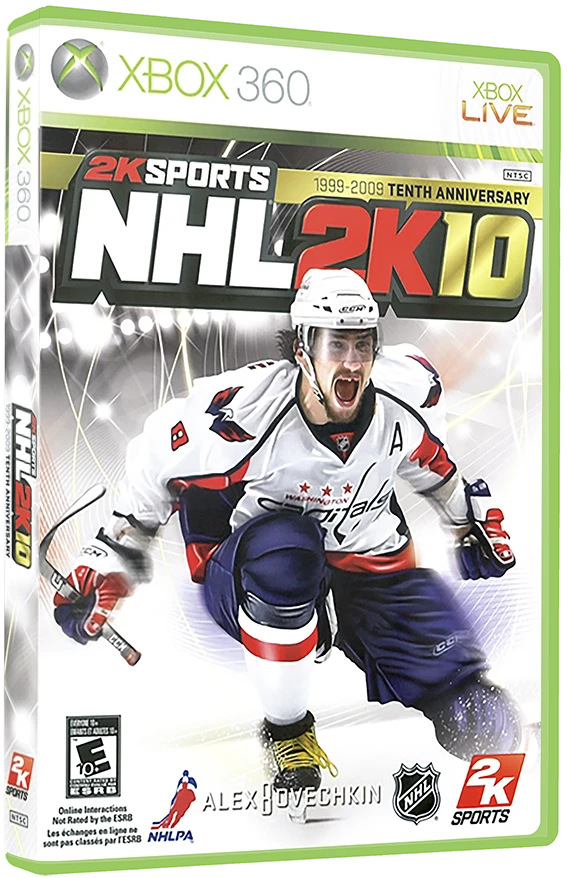 NHL 2K10 box art