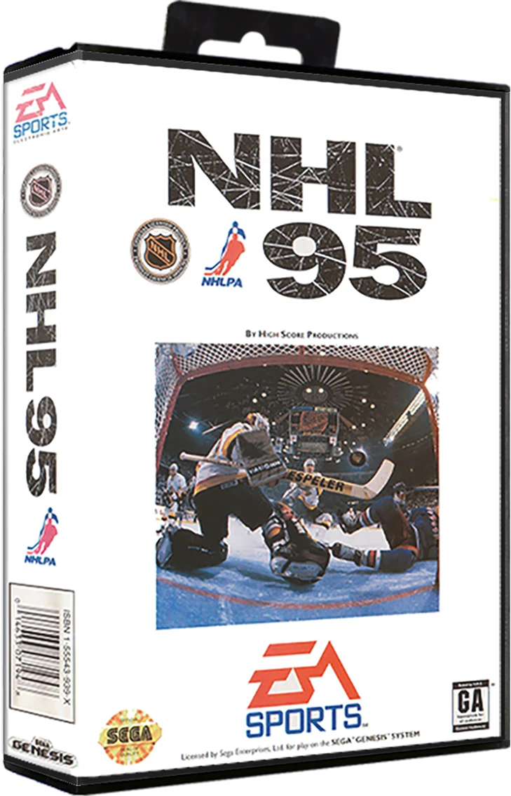NHL 95 box art