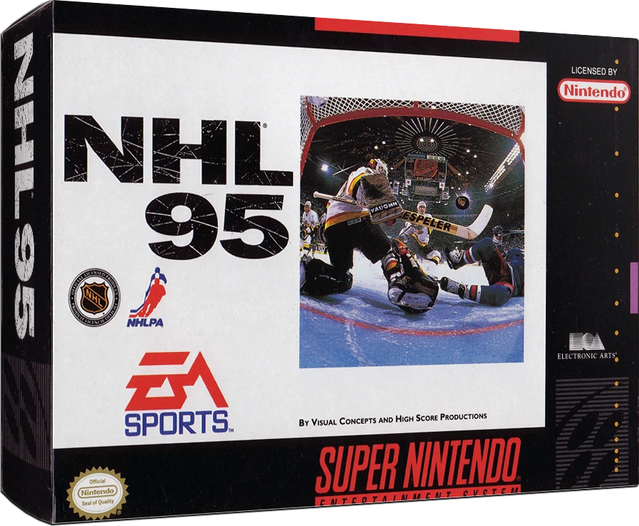 NHL 95 box art