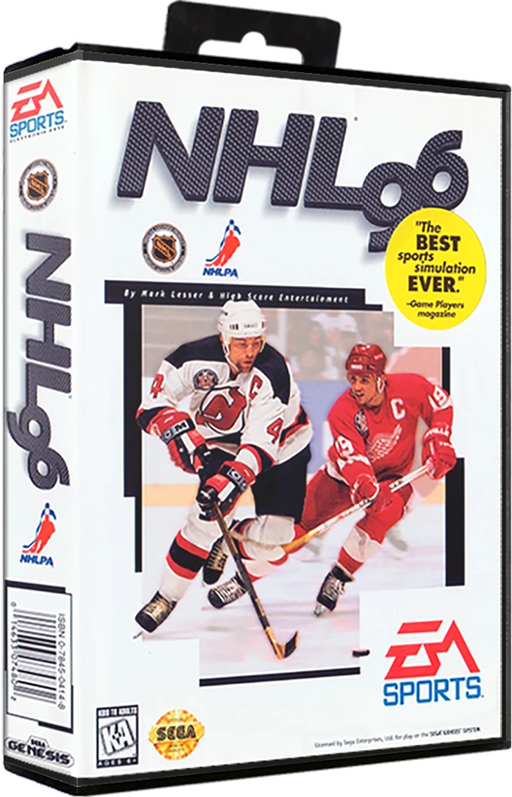 NHL 96 box art