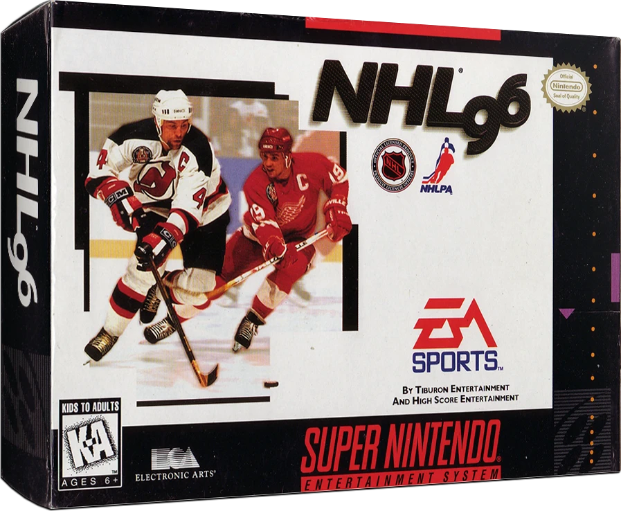 NHL 96 box art