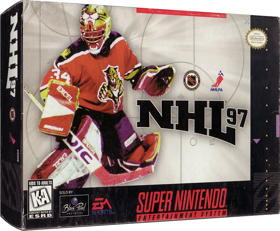 NHL 97 box art