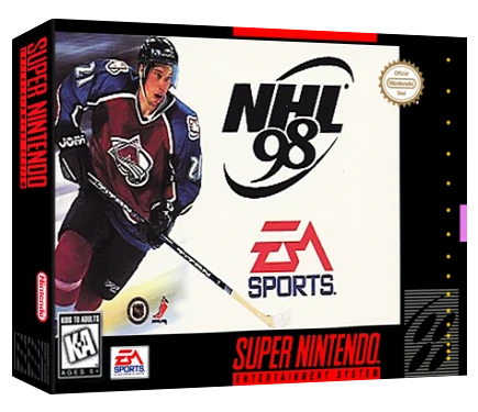 NHL 98 box art