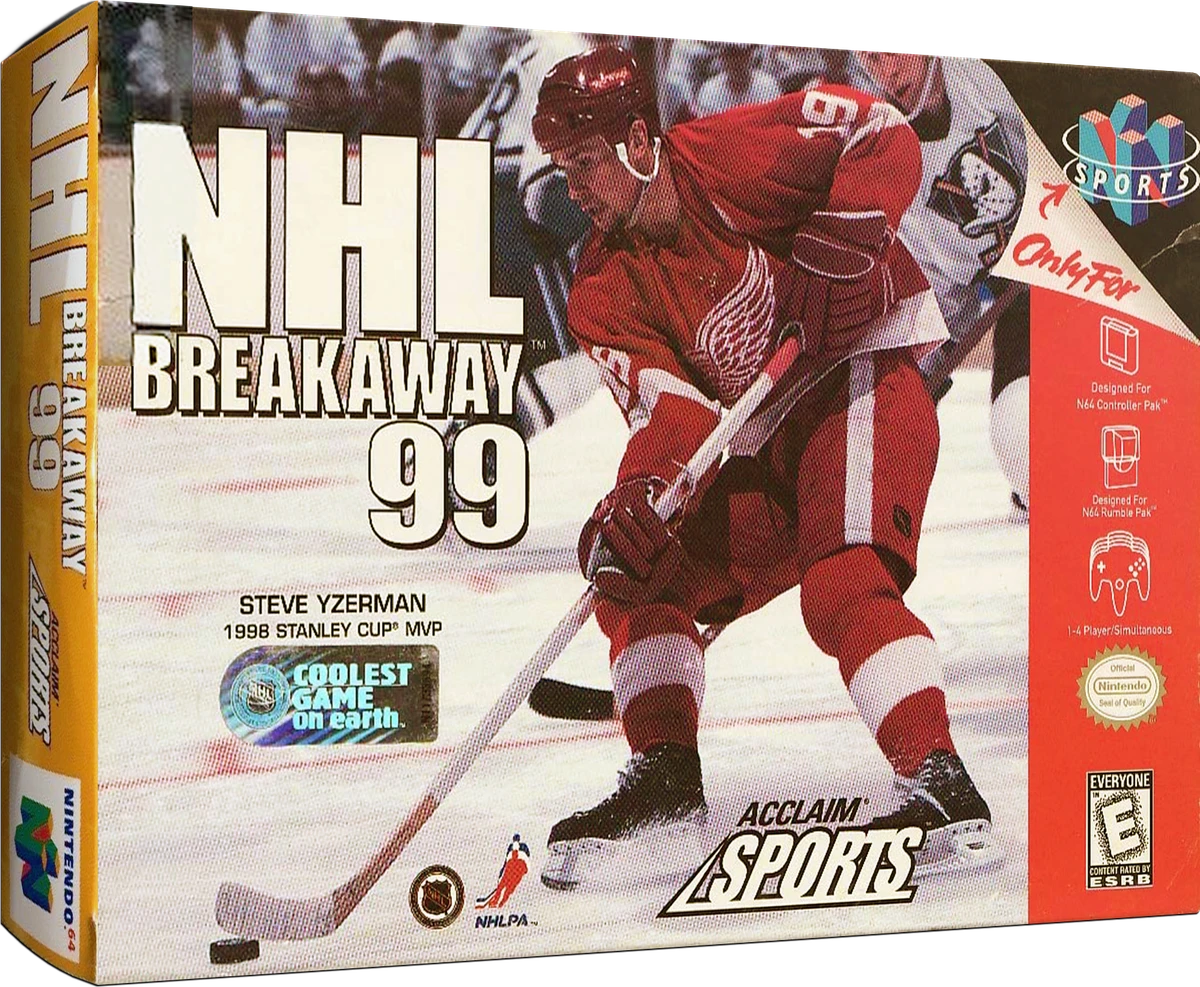NHL Breakaway '99 box art