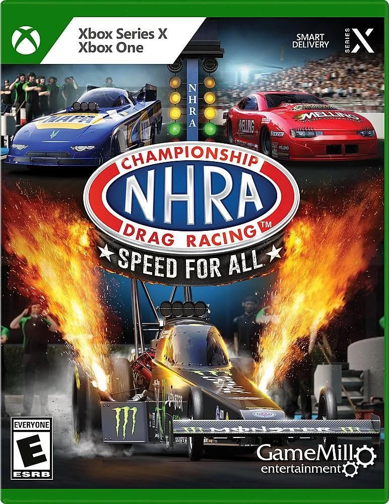 NHRA Championship Drag Racing: Speed For All box art