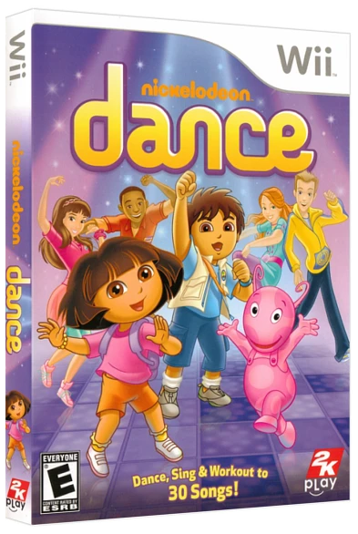 Nickelodeon Dance box art