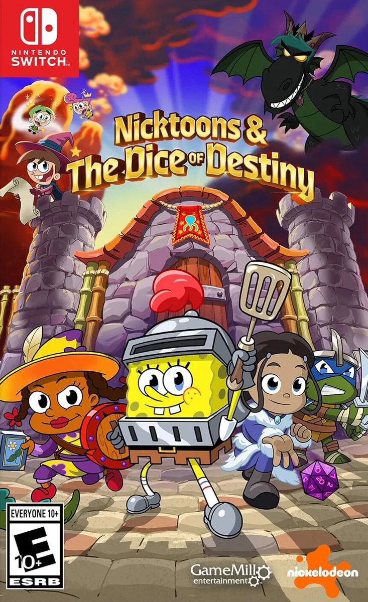 Nicktoons & The Dice Of Destiny box art