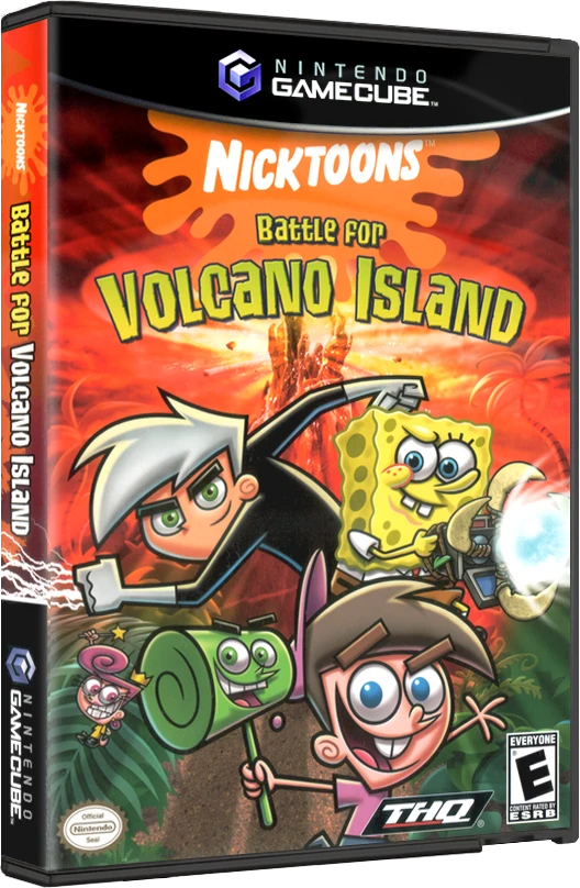 Nicktoons Battle for Volcano Island box art