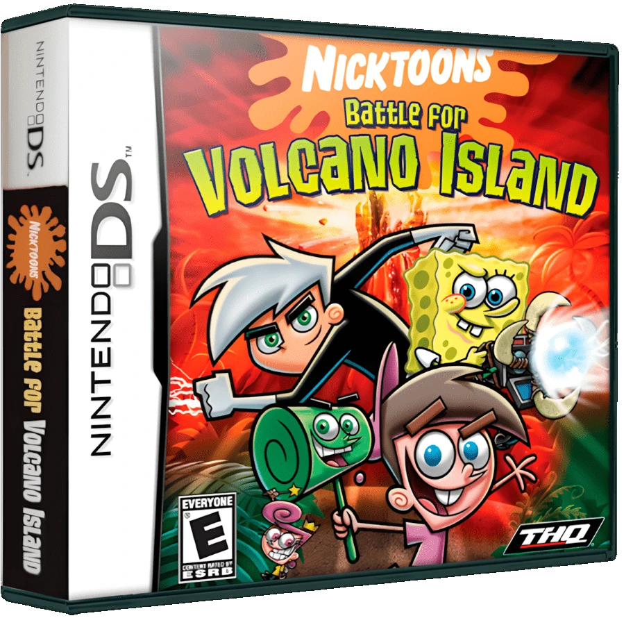 Nicktoons Battle for Volcano Island box art