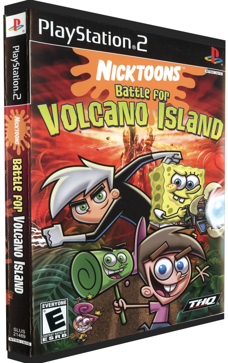 Nicktoons Battle for Volcano Island box art