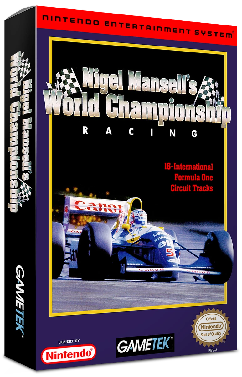 Nigel Mansell's World Championship Racing box art