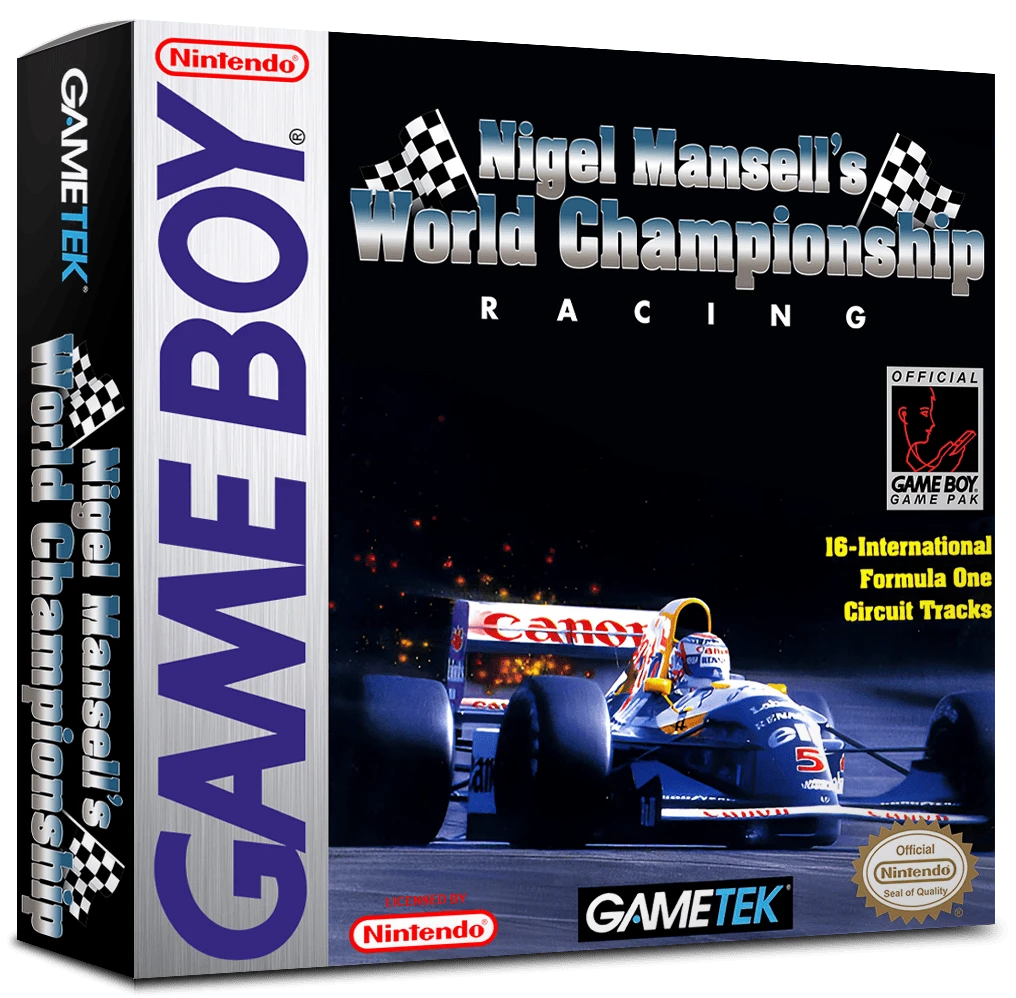 Nigel Mansell's World Championship Racing box art