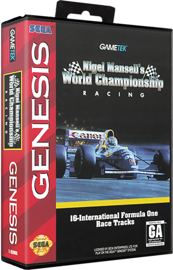Nigel Mansell's World Championship Racing box art