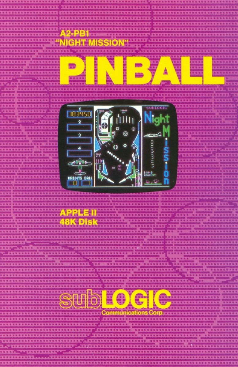 Night Mission Pinball box art