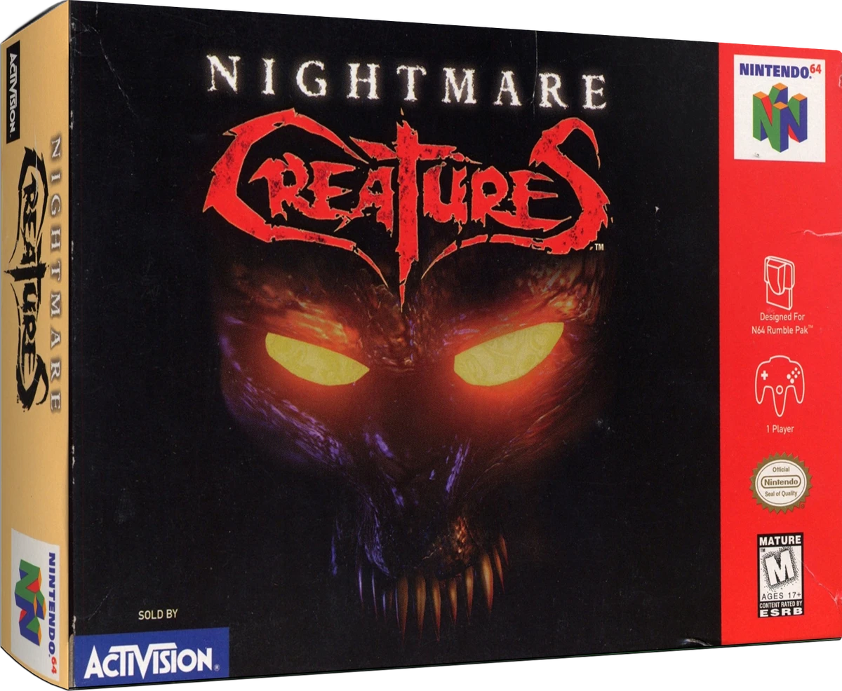 Nightmare Creatures box art