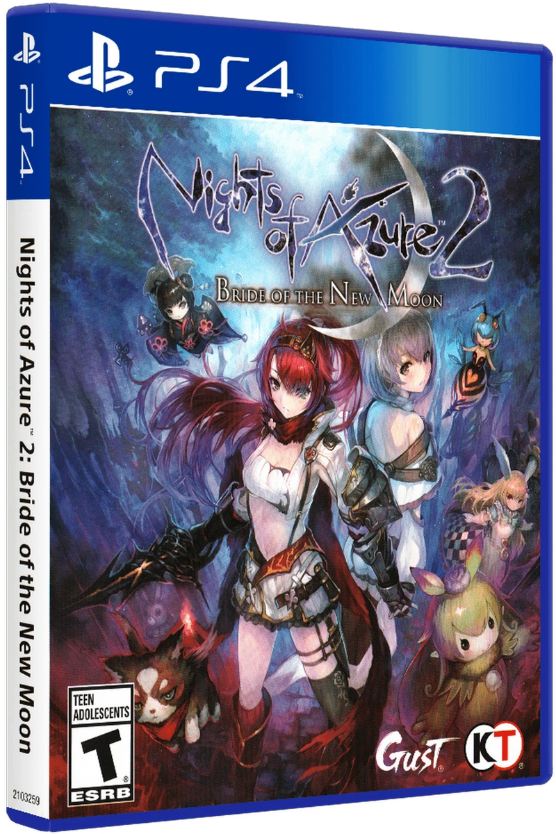 Nights of Azure 2: Bride of the New Moon box art