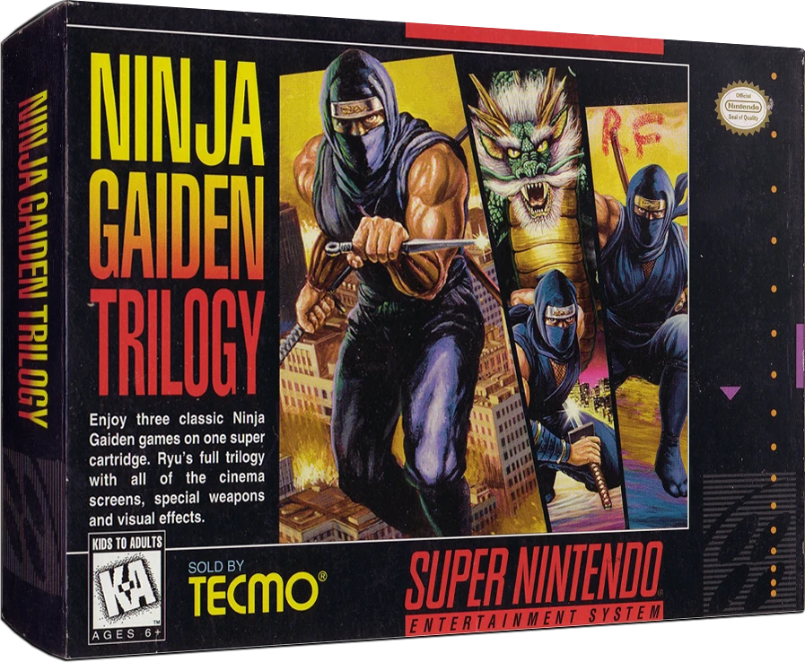 Ninja Gaiden Trilogy box art