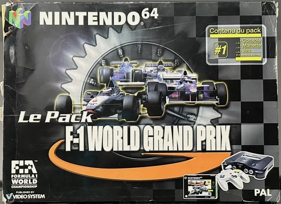 Nintendo 64 Console [F-1 World Grand Prix Bundle] box art