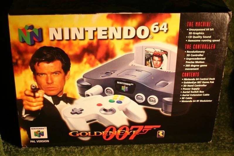 Nintendo 64 system [Goldeneye Bundle] box art