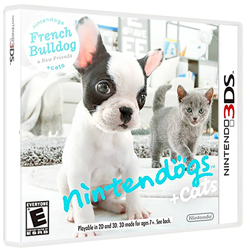 Nintendogs + Cats: French Bulldog & New Friends box art