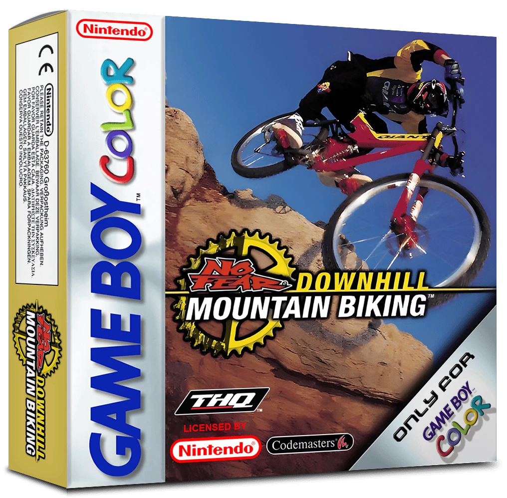 No Fear Downhill Mountain Bike Racing box art