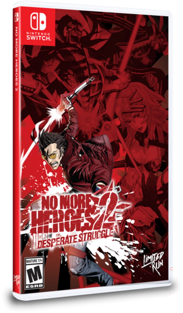 No More Heroes 2: Desperate Struggle box art