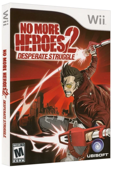 No More Heroes 2: Desperate Struggle box art