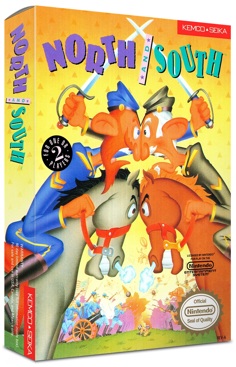 North and South box art