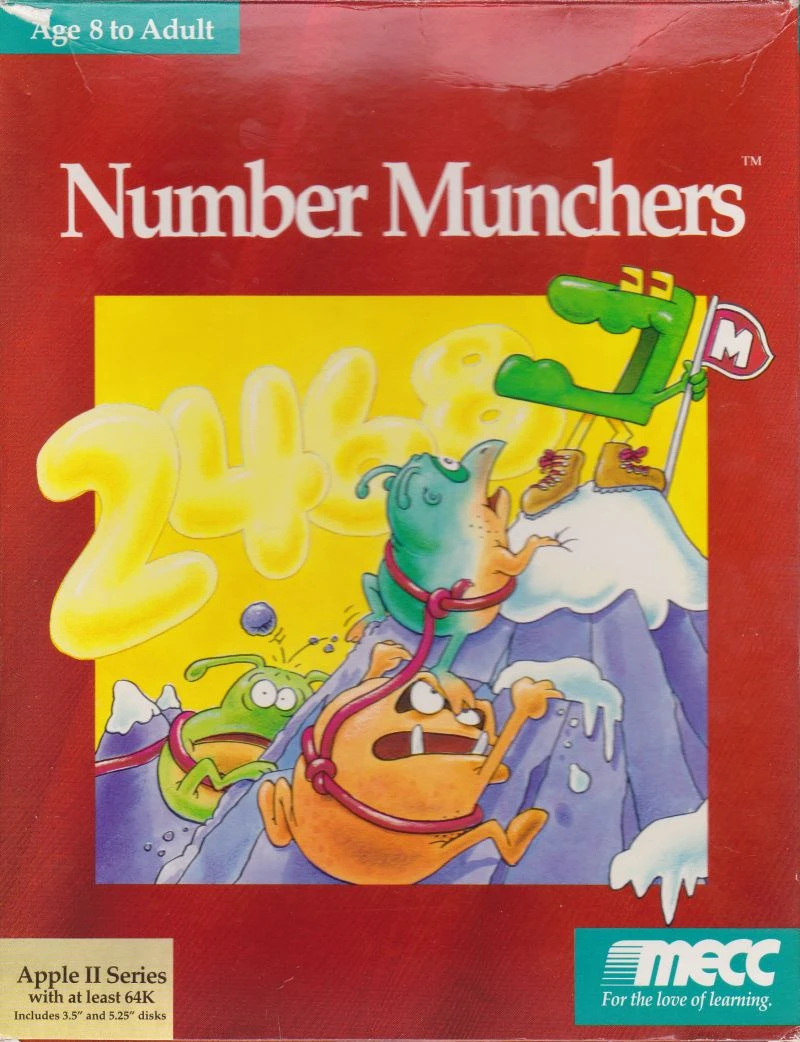 Number Munchers box art